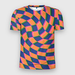 Мужская спорт-футболка Wavy Squares