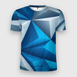 Мужская спорт-футболка Авангардная пирамидальная композиция