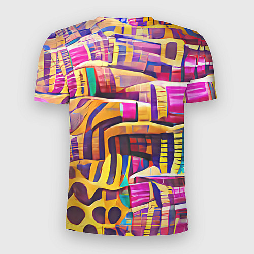 Мужская спорт-футболка Африканские яркие мотивы / 3D-принт – фото 2