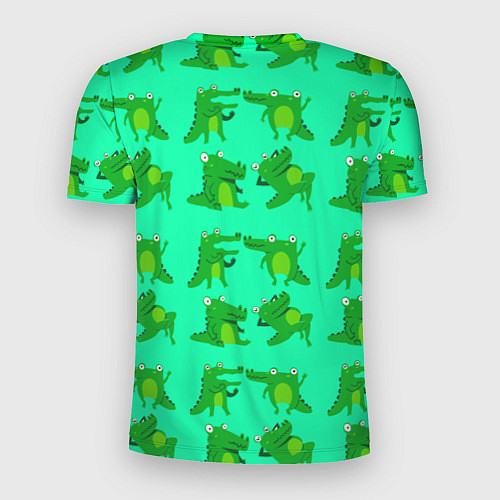 Мужская спорт-футболка FUNNY CROCODILES / 3D-принт – фото 2