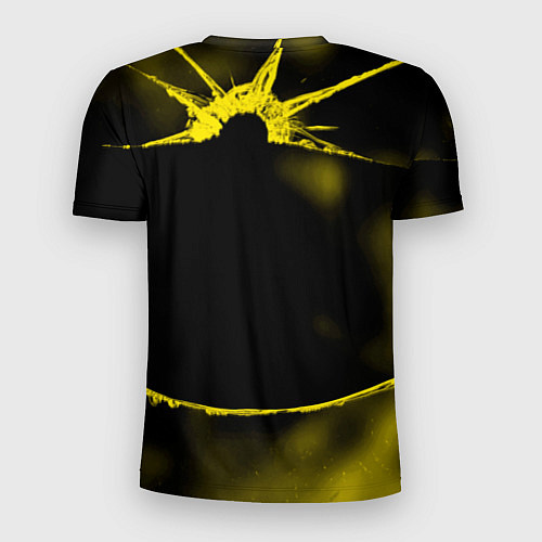 Мужская спорт-футболка Нирвана nirvana разбитое стекло / 3D-принт – фото 2