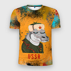 Мужская спорт-футболка Nft token art USSR