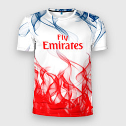Мужская спорт-футболка Arsenal пламя