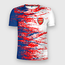 Футболка спортивная мужская Arsenal fc арсенал фк texture, цвет: 3D-принт