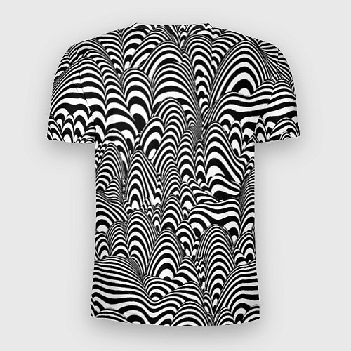 Мужская спорт-футболка Пикачу на психоделическом фоне / 3D-принт – фото 2