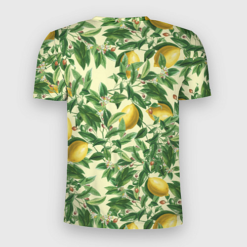 Мужская спорт-футболка Лимоны На Ветках / 3D-принт – фото 2