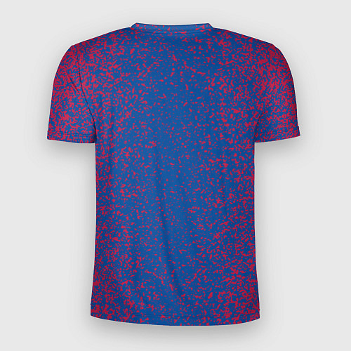 Мужская спорт-футболка Barcelona брызги красок / 3D-принт – фото 2