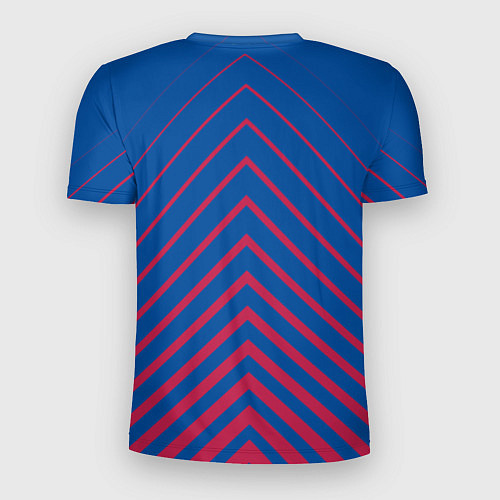 Мужская спорт-футболка Barcelona Абстракция / 3D-принт – фото 2