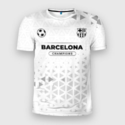Футболка спортивная мужская Barcelona Champions Униформа, цвет: 3D-принт