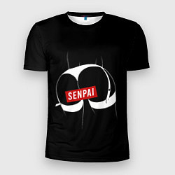 Мужская спорт-футболка Senpai ЧБ