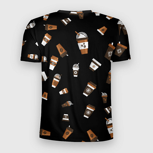 Мужская спорт-футболка Кофе как самая лучшая идея / 3D-принт – фото 2