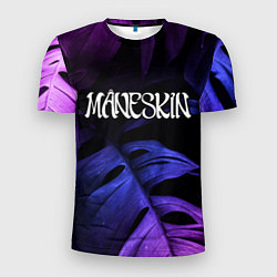 Футболка спортивная мужская Maneskin Neon Monstera, цвет: 3D-принт