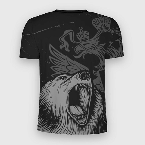 Мужская спорт-футболка Семен Россия Медведь / 3D-принт – фото 2