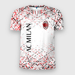 Мужская спорт-футболка Ac milan logo