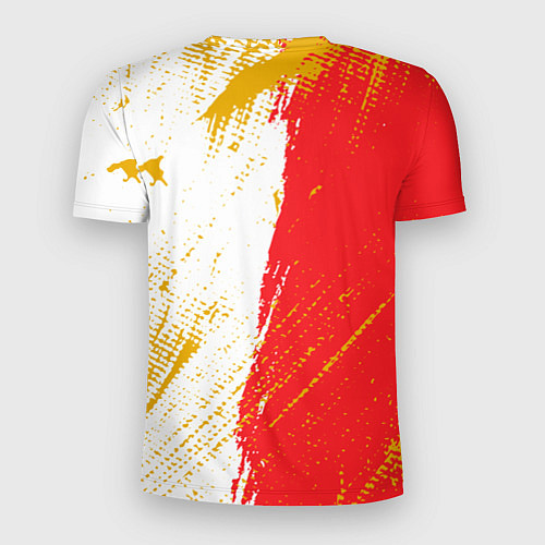 Мужская спорт-футболка Fc monaco фк монако краска / 3D-принт – фото 2