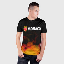 Футболка спортивная мужская Monaco монако туман, цвет: 3D-принт — фото 2