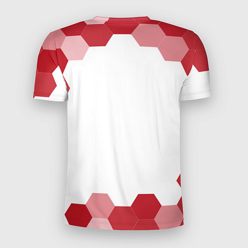Мужская спорт-футболка Lineage: красные таблички Best Player и Ultimate / 3D-принт – фото 2
