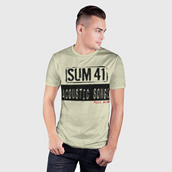 Футболка спортивная мужская Sum 41 - The Acoustics Full Album, цвет: 3D-принт — фото 2