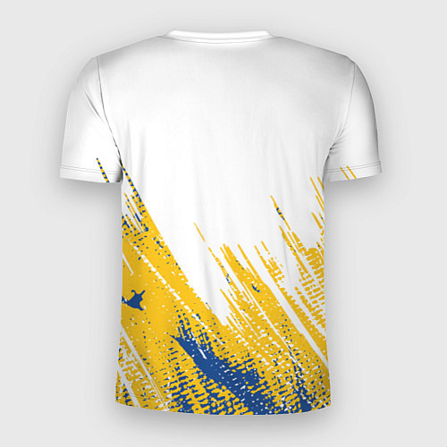 Мужская спорт-футболка Real madrid краска / 3D-принт – фото 2