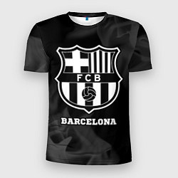 Футболка спортивная мужская Barcelona Sport на темном фоне, цвет: 3D-принт
