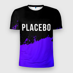 Футболка спортивная мужская Placebo Purple Grunge, цвет: 3D-принт