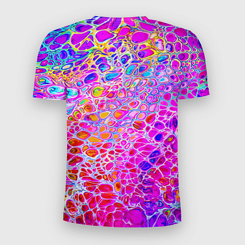 Мужская спорт-футболка Красочные всплески красок Экспрессия / 3D-принт – фото 2