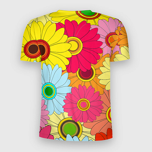 Мужская спорт-футболка CHAMOMILE CHRYSANTHEMUMS / 3D-принт – фото 2