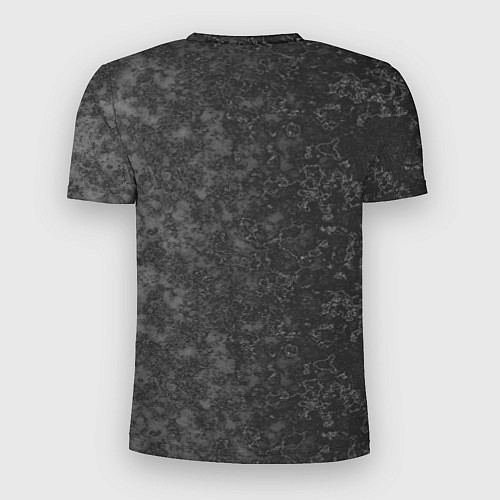 Мужская спорт-футболка Black marble Черный мрамор / 3D-принт – фото 2
