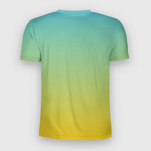 Мужская спорт-футболка Сочные разноцветные ананасы / 3D-принт – фото 2