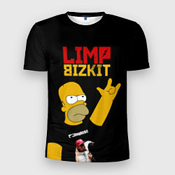 Мужская спорт-футболка Limp Bizkit Симпсоны