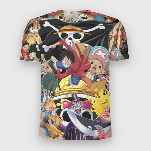 Мужская спорт-футболка One Pieceгерои / 3D-принт – фото 2