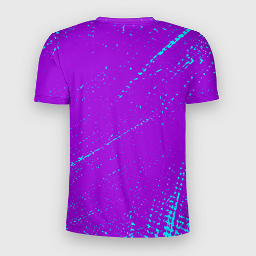 Мужская спорт-футболка Пять ночей с фредди - неон / 3D-принт – фото 2