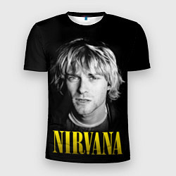 Футболка спортивная мужская Nirvana - Kurt Donald Cobain, цвет: 3D-принт