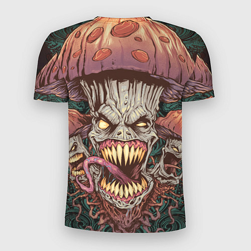 Мужская спорт-футболка Злые грибы монстры / 3D-принт – фото 2