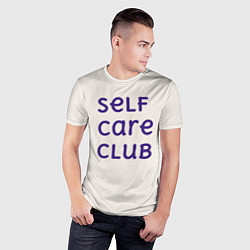 Футболка спортивная мужская Self care club, цвет: 3D-принт — фото 2