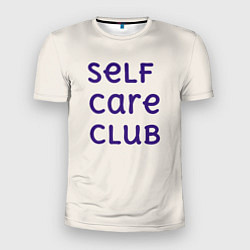 Футболка спортивная мужская Self care club, цвет: 3D-принт