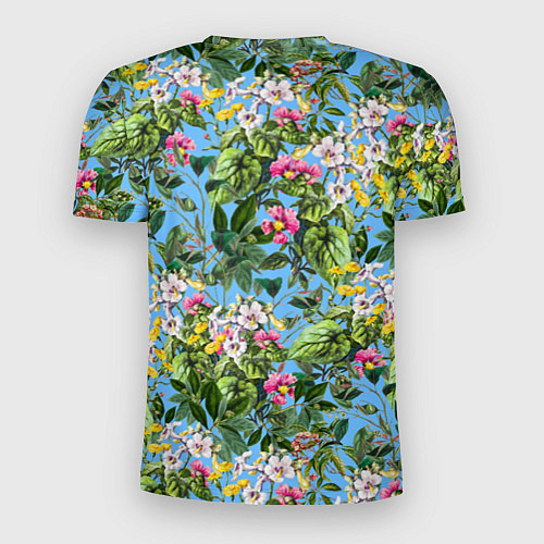 Мужская спорт-футболка Милые Цветы / 3D-принт – фото 2