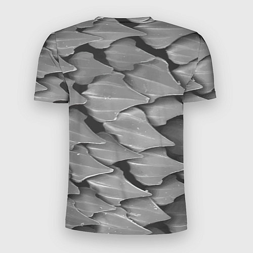 Мужская спорт-футболка Кожа акулы - броня / 3D-принт – фото 2