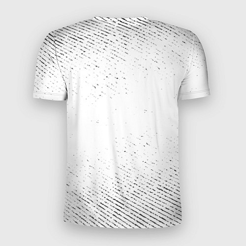 Мужская спорт-футболка Inter с потертостями на светлом фоне / 3D-принт – фото 2