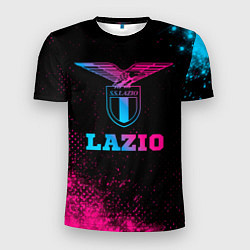 Мужская спорт-футболка Lazio - neon gradient