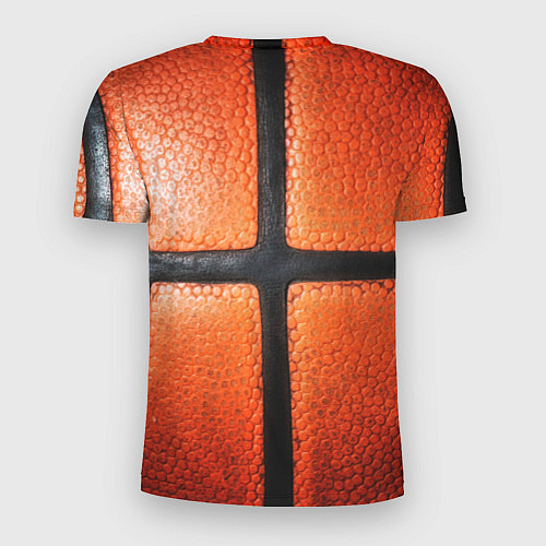 Мужская спорт-футболка Баскетбольный мяч текстура / 3D-принт – фото 2