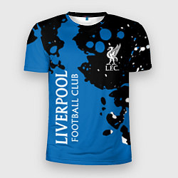Футболка спортивная мужская Liverpool Краска, цвет: 3D-принт