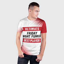 Футболка спортивная мужская Friday Night Funkin: Best Player Ultimate, цвет: 3D-принт — фото 2