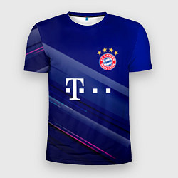 Мужская спорт-футболка Bayern munchen Абстракция