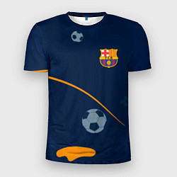Мужская спорт-футболка Barcelona Абстракция