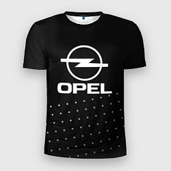 Мужская спорт-футболка Opel Абстракция кружочки