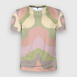 Мужская спорт-футболка Абстрактный цветной узор abstract