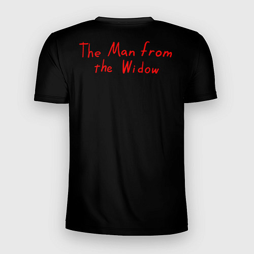 Мужская спорт-футболка Лицо человека / 3D-принт – фото 2