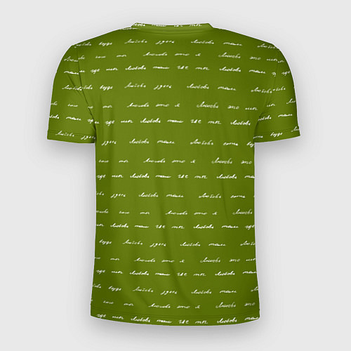 Мужская спорт-футболка Зелёная любовь / 3D-принт – фото 2