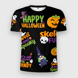 Мужская спорт-футболка Незабываемая ночь приключений halloween